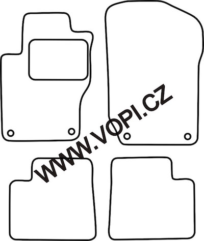 Autokoberce Mercedes M W164 2005 - 2011 Perfectfit (2943)